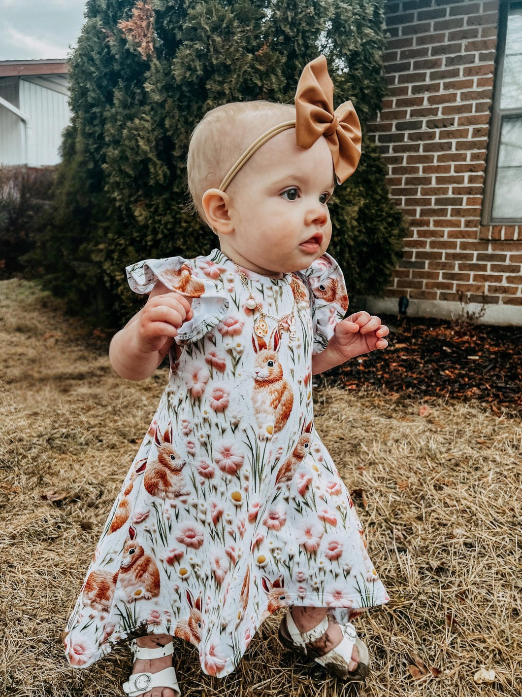 Mini High Low Dress: Easter Drop
