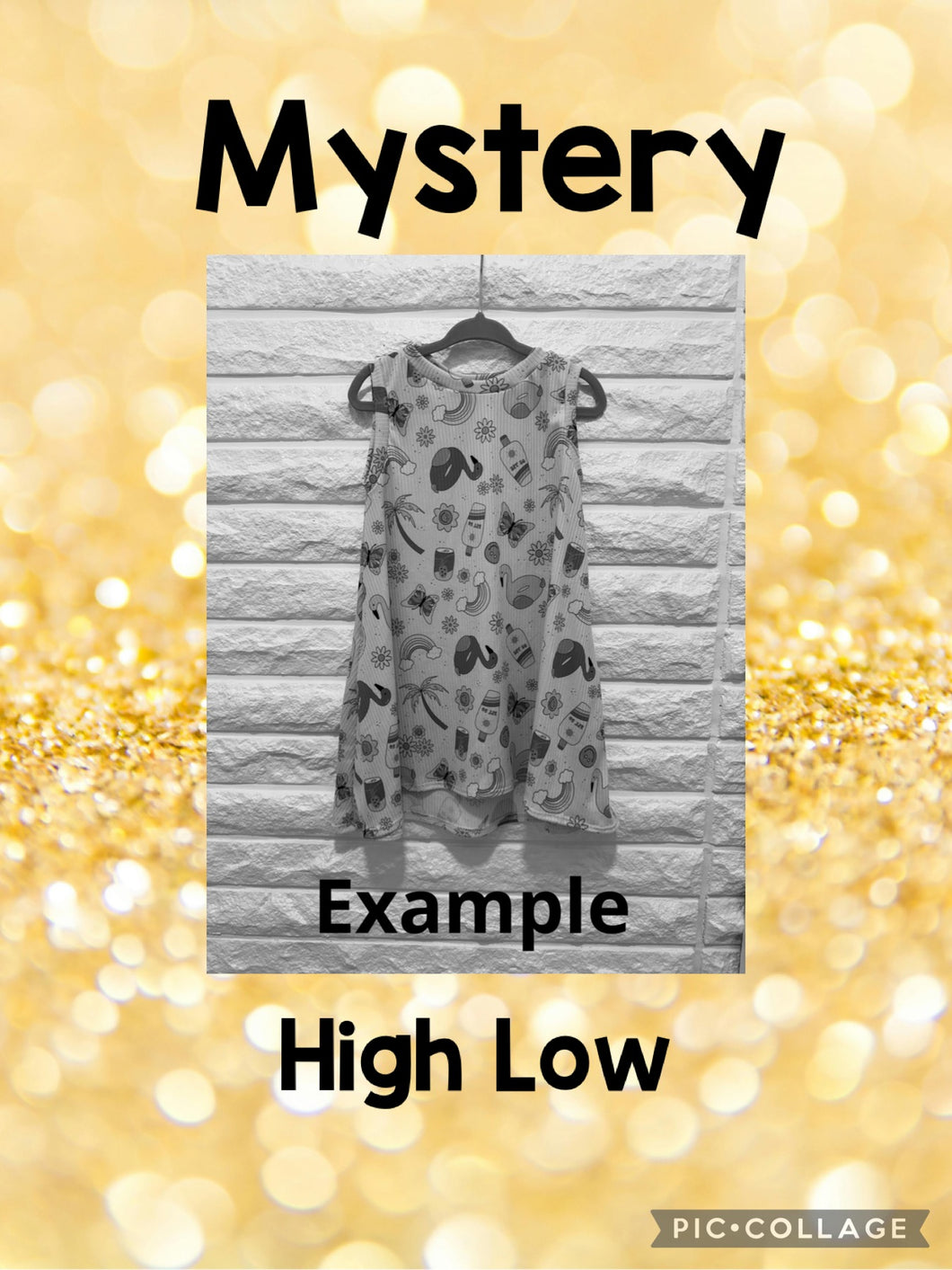 Mystery- Mini High-Low Top